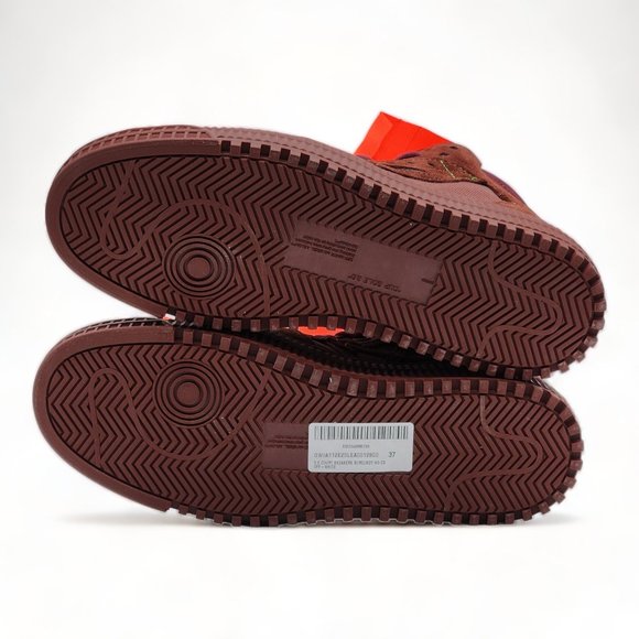 Off-white 3.0 hitop Sneakers burgundy. - Picture 8 of 9